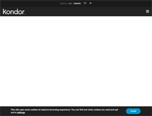 Tablet Screenshot of kondor.co.uk